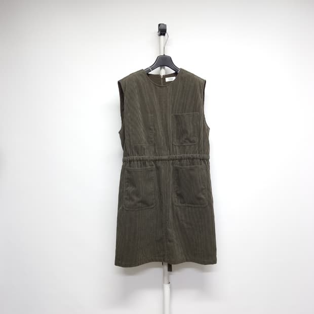 새 톰보이 춘추동 코듀로이 롱 원피스 겸 베스트 F 44-77