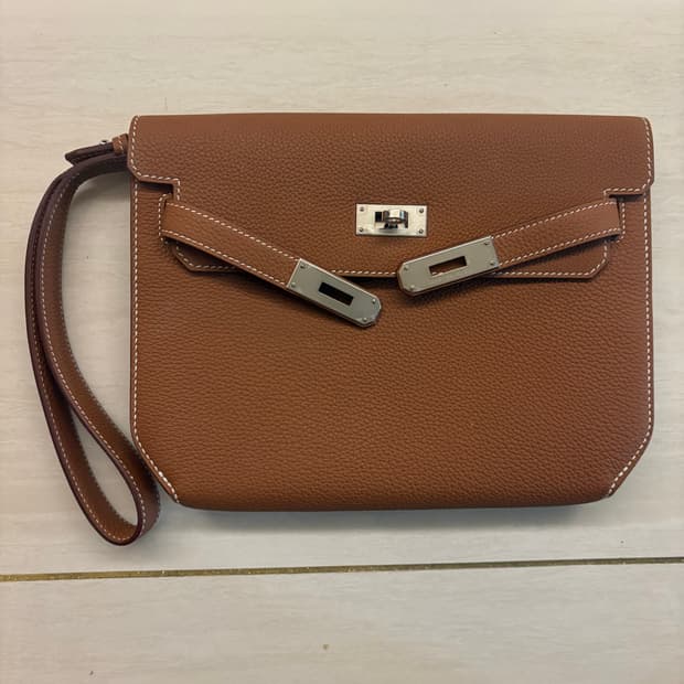 (새상품급) 에르메스 켈리 데페슈 25 클러치 서류가방