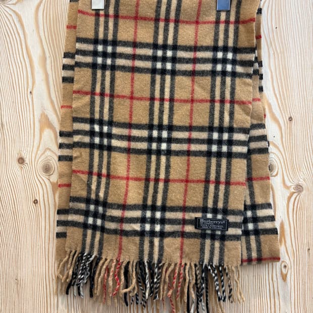 버버리 체크 머플러