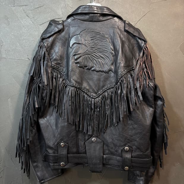 [46] VINTAGE 빈티지 웨스턴 가죽 자켓