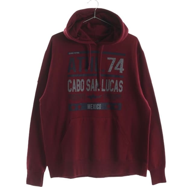 무배) 버건디 후드티