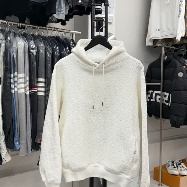 [L] 디올 오블리크 테리 후드티