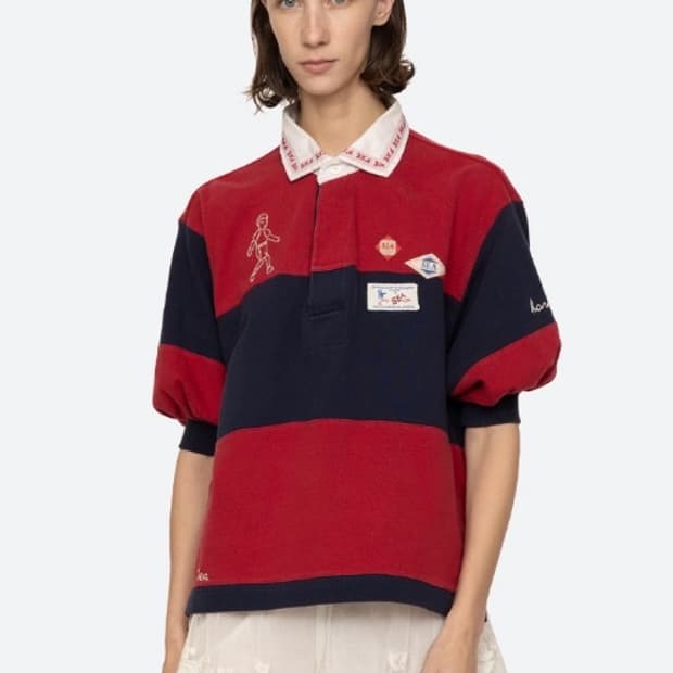 Sea ny 스트라이프 럭비티