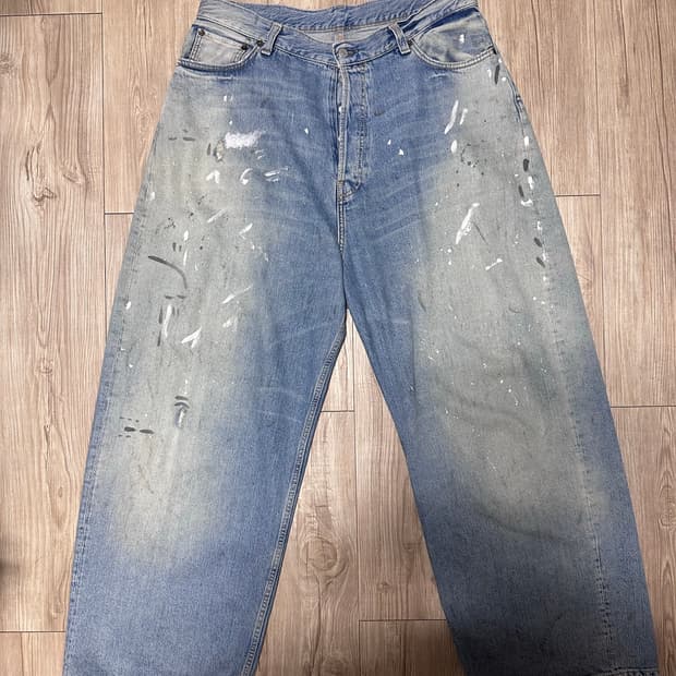 아크네 스튜디오 슈퍼 배기핏 진 - 2023M 50