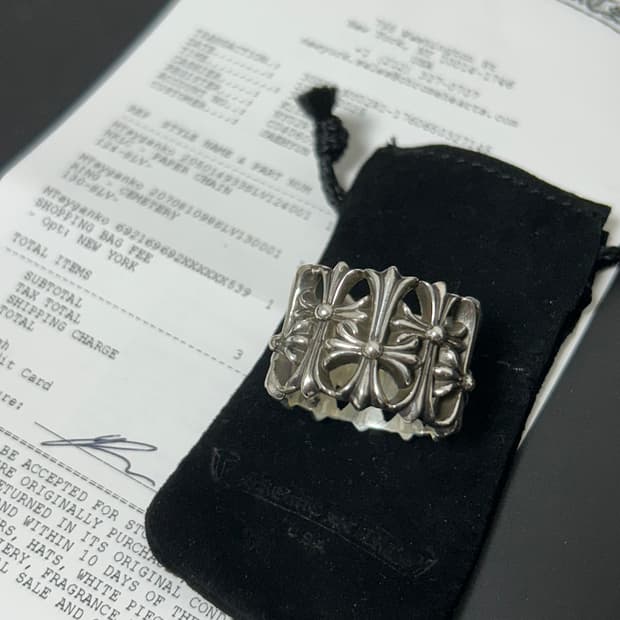 [새제품] 크롬하츠 세메터리링 us13