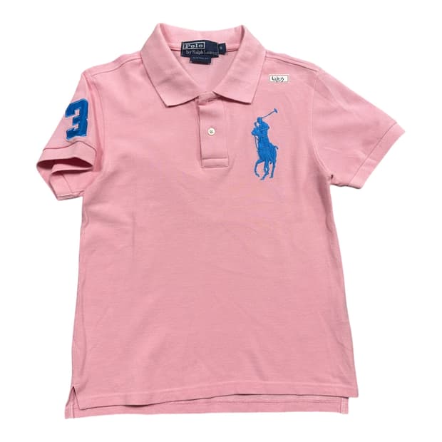 ✨ (바배) 폴로 랄프로렌 핑크 빅포니 카라 반팔티 