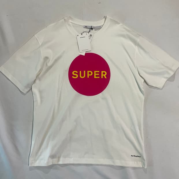 PSB 펫샵보이즈 SUPER 티셔츠 
