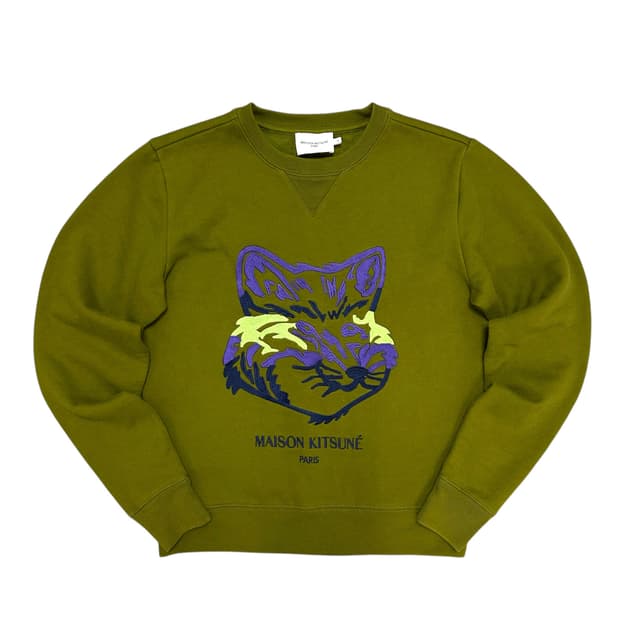 (한글택)메종키츠네 우먼스 빅 폭스 맨투맨(M)