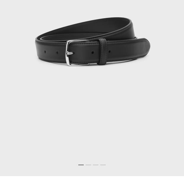 [구매] 포터리 이탈리안 나파 레더 벨트 블랙 4사이즈
