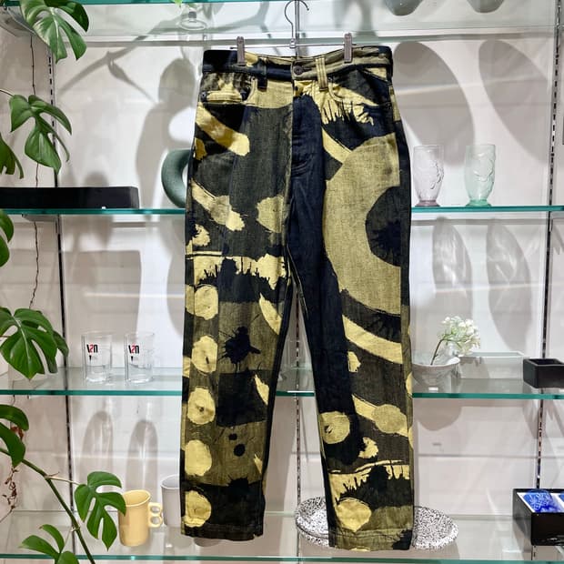 이세이미야케 옴므플리세 jacquard pants