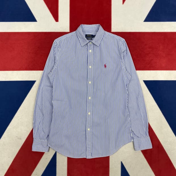 폴로 스트라이프 셔츠 실측 여성 55-55반