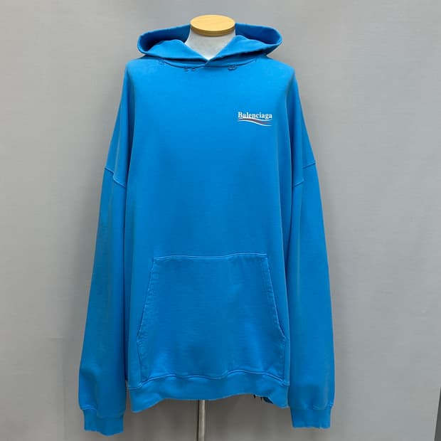 발렌시아가 폴리티컬 캠페인 라지핏 후드티