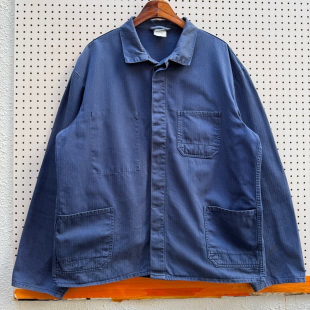 OLD VINTAGE FADED HBT FRENCH 페이드 헤링본워크자켓