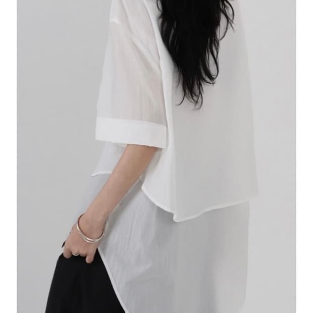 트리밍버드 레이어드 셔츠