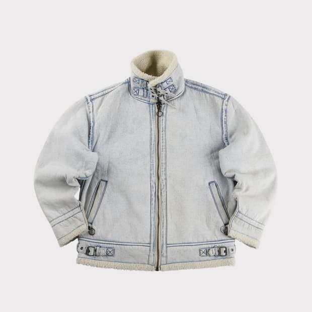 [M] 자라 B-3 모티브 연청 데님자켓