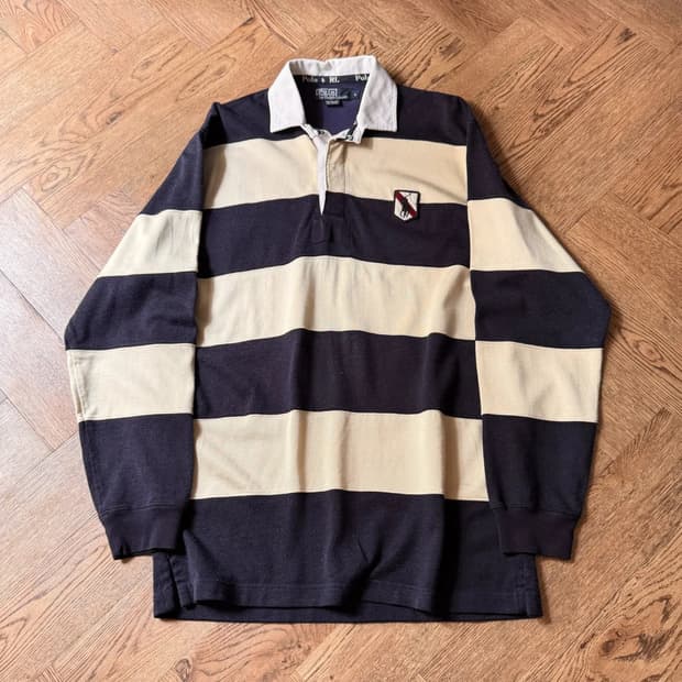 [S]폴로 랄프로렌 코튼 레이온 럭비 티셔츠