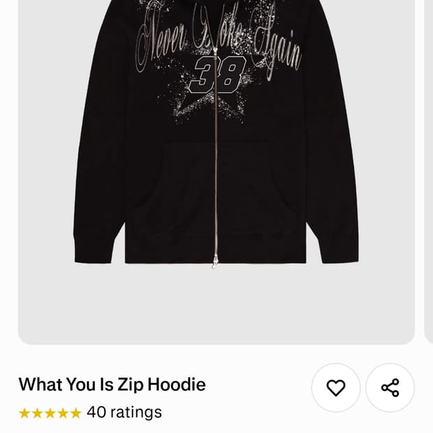 구매) 영보이 What You Is 후드집업 구매합니다