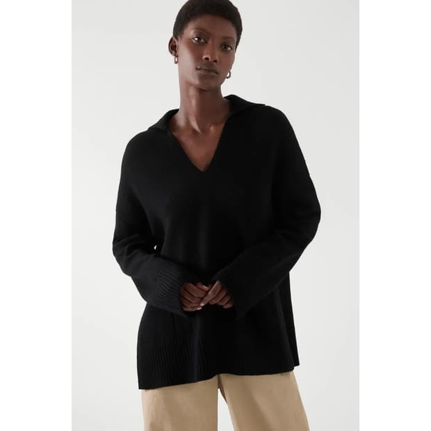 코스 COS 니트 브이넥 스웨터