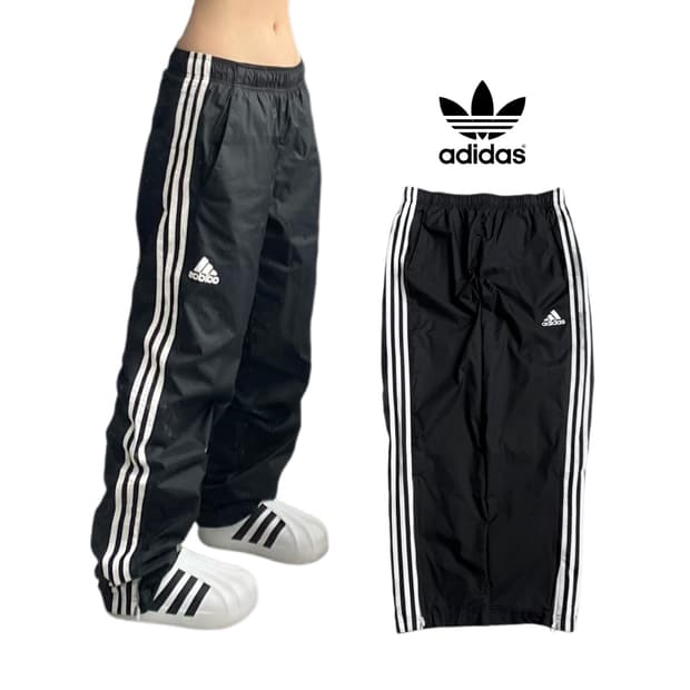 아디다스 삼선 올드스쿨 바람막이 트랙팬츠