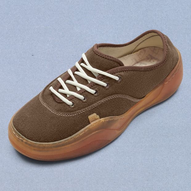 ERL 카미노 로우 스케이트 스니커즈 브라운