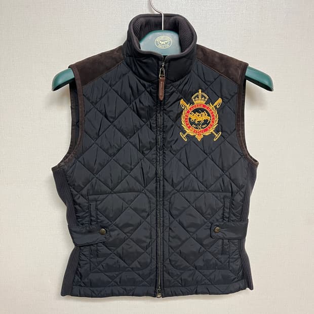 (S) 랄프로렌 퀄팅 패딩 조끼