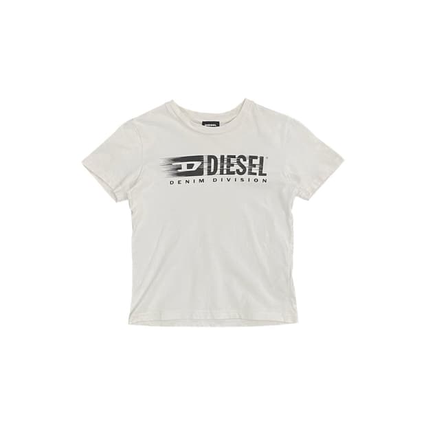 Diesel 로고 프린팅 베이비핏 반팔 티셔츠