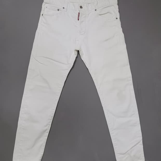 [32] 정품 디스퀘어드2 스키니 단 화이트진 청바지