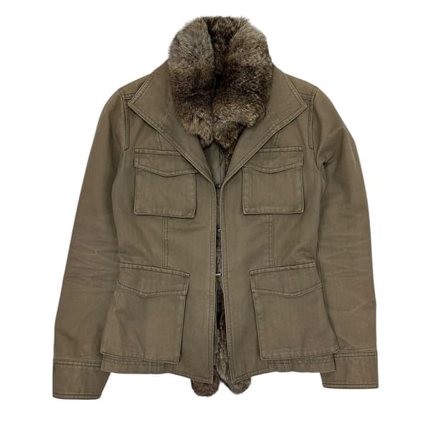 퍼 트리밍 자켓