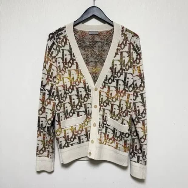 [M] 디올 오블리크 자카드 가디건


