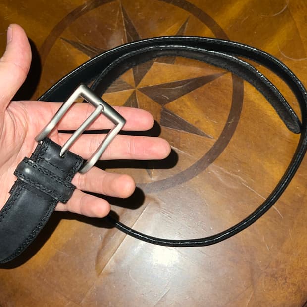 남성 빈티지 가죽 벨트