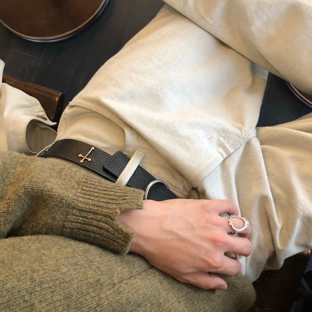 언더커버 02AW 마녀기 크로스 벨트