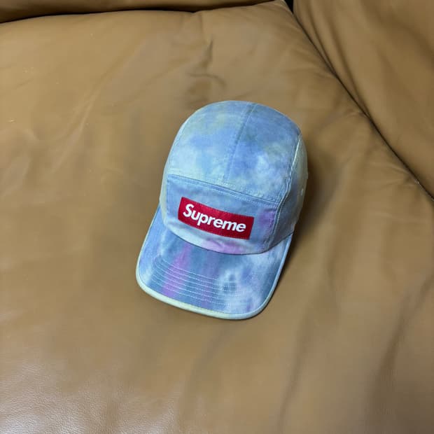 Supreme 슈프림 캠프캡 모자 (Washed Multi Color)