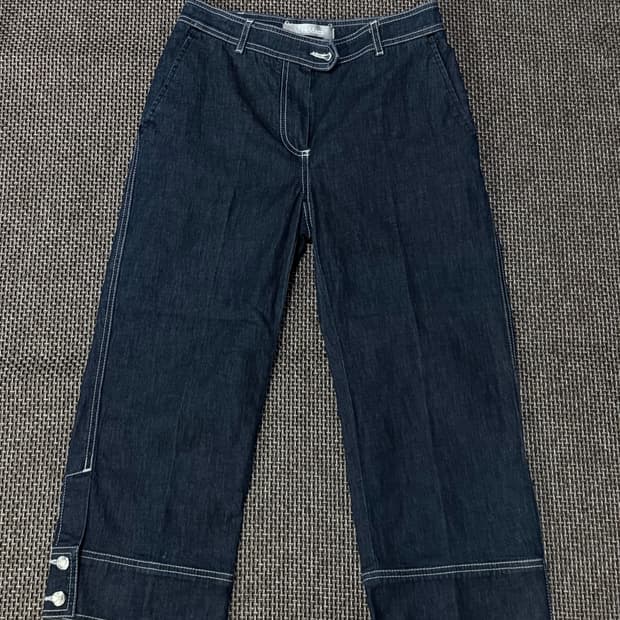 막스마라 7부 데님팬츠