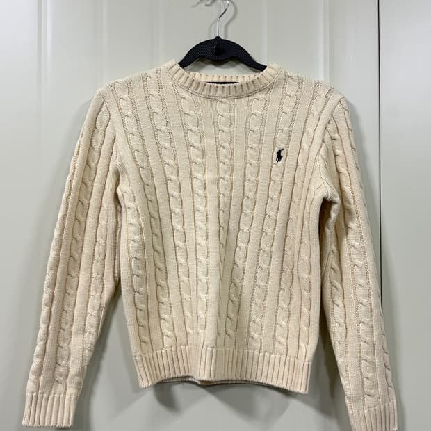 폴로 랄프로렌 케이블 니트