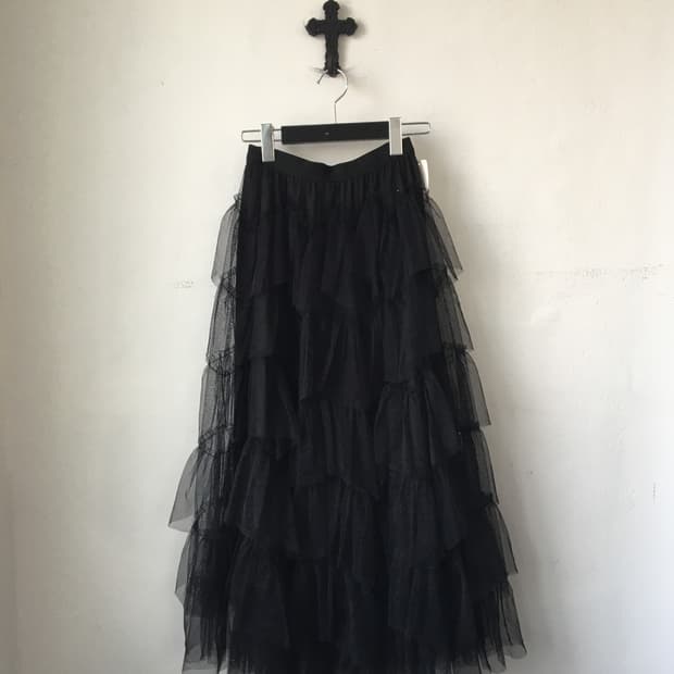 Sha layer long skirt