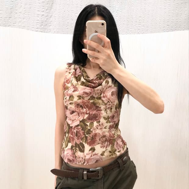 lovely flower blouse