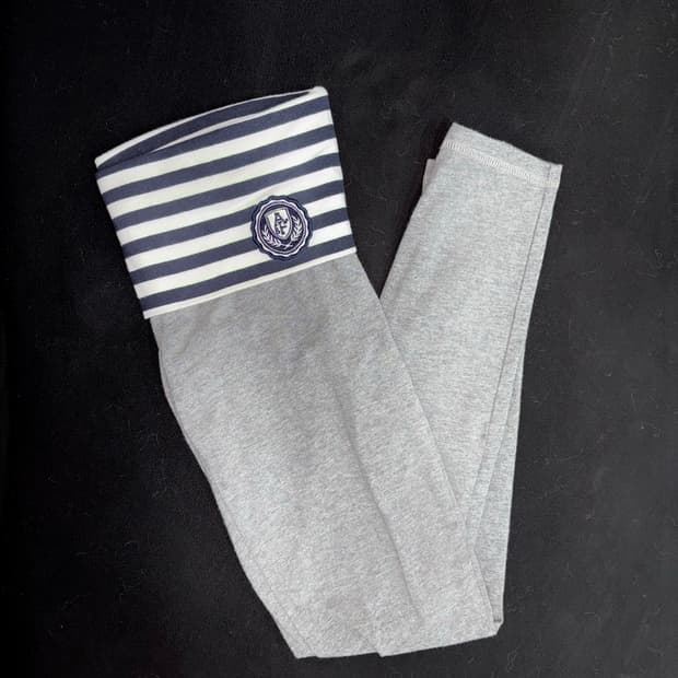 Abercrombie Stripe FoldoverWaist Leggins
