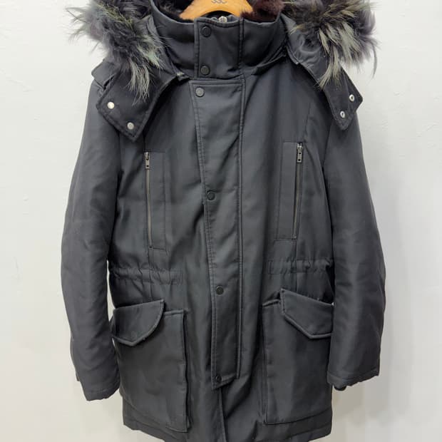 정품) 시스템옴므 한섬 후드퍼 패딩 95