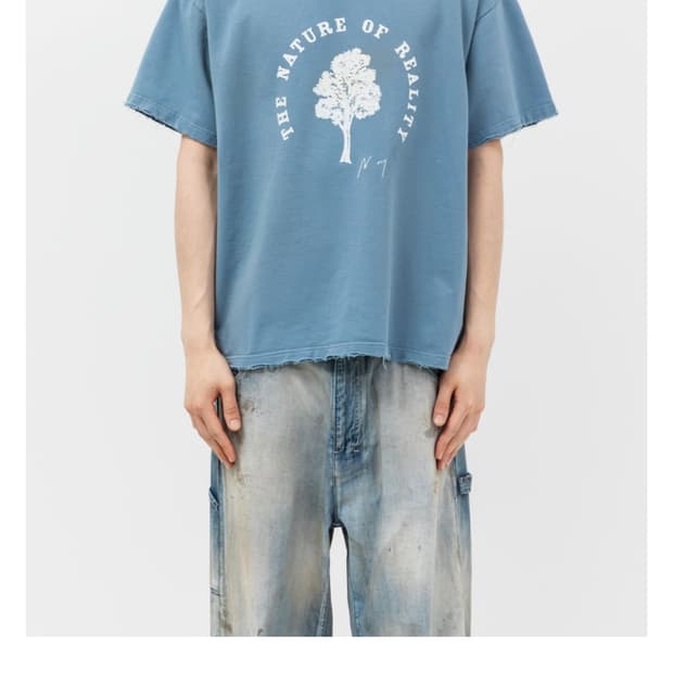 24ss 안셀름 데미지 티셔츠