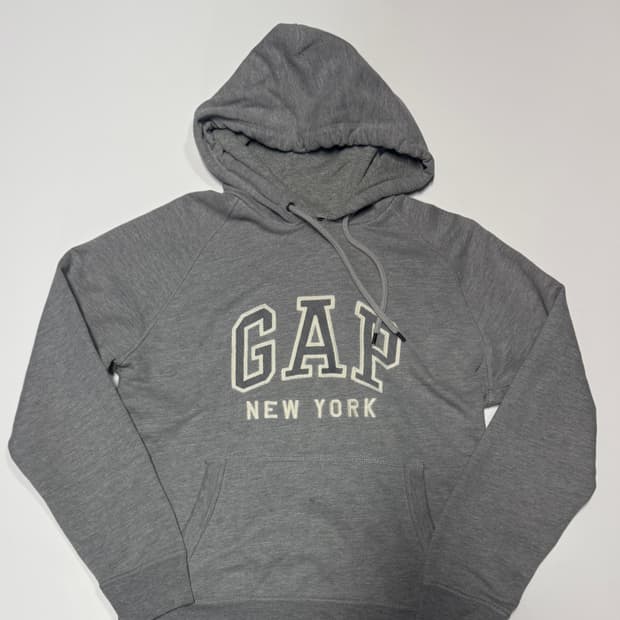 GAP 갭 뉴욕 그레이 후드티