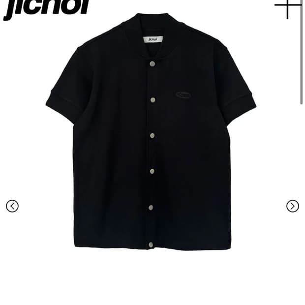 지초이 SS23 SHORT SLEEVE VARSITY (BLACK)