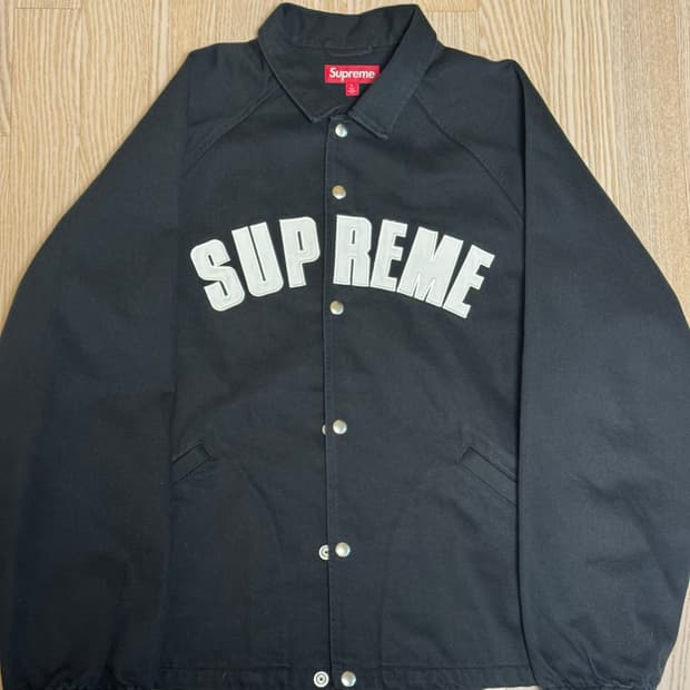 슈프림 아크 데님 코치 자켓 블랙 L