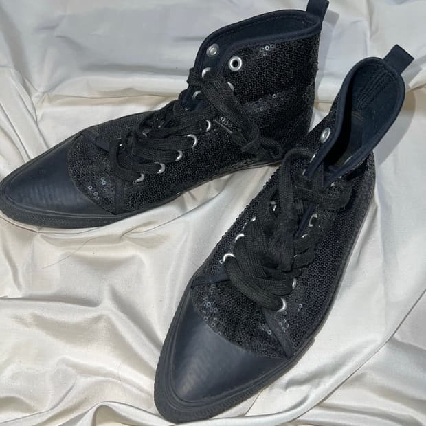 준야 와타나베 스팽글 스틸레토 스니커즈