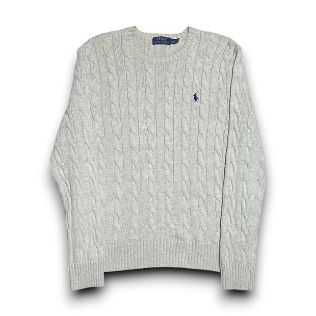 Polo Ralph Lauren 라이트그레이 케이블 니트