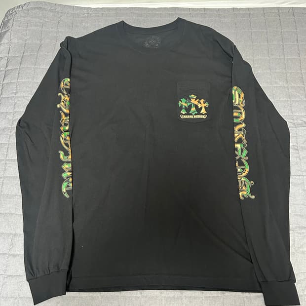 [XXL] 크롬하츠 홀스슈 카모 롱슬리브 티셔츠