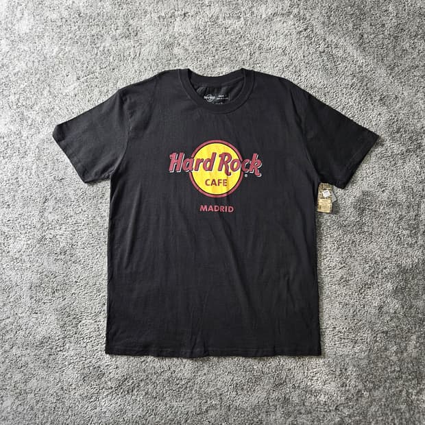 [무료배송] Hard Rock Cafe Madrid 반팔 티셔츠