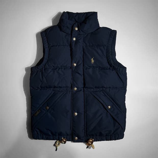 폴로 랄프로렌 네이비 패딩 조끼