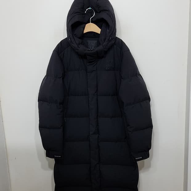 (100) 블랙야크 롱패딩 점퍼 블랙 거위털 다운자켓