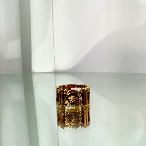 [정품] 베르사체 메두사 그레카 링 반지