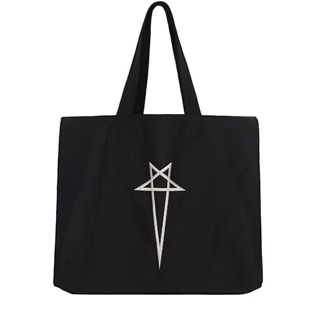 릭오웬스 펜타그램 토트백